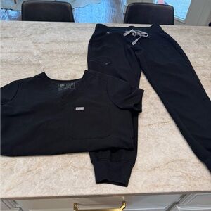 Used Figs black scrubs